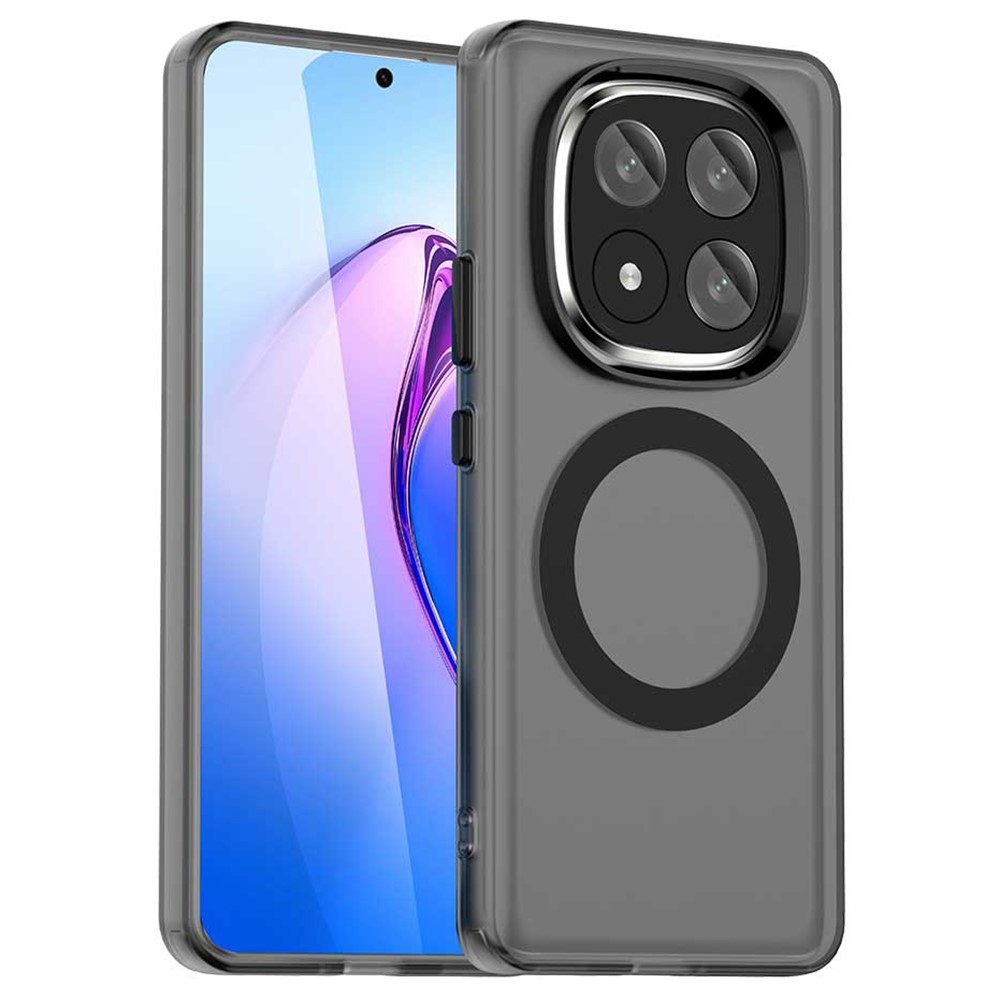 Candy zselés tok MagSafe-val Xiaomi Redmi Note 14 Pro+ 5G - fekete