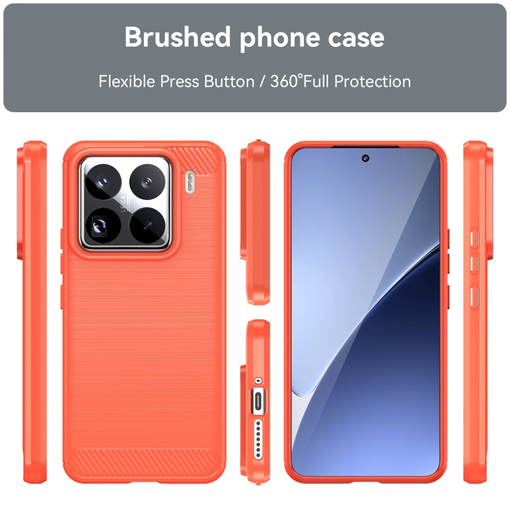 Szénálló zselés tok Xiaomi 15 Pro - piros