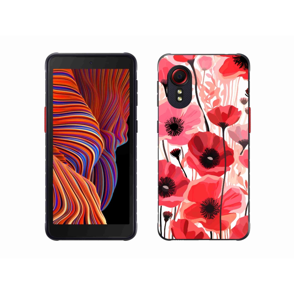 Zselés borítás mmCase Samsung Galaxy Xcover 5 - mákos 1