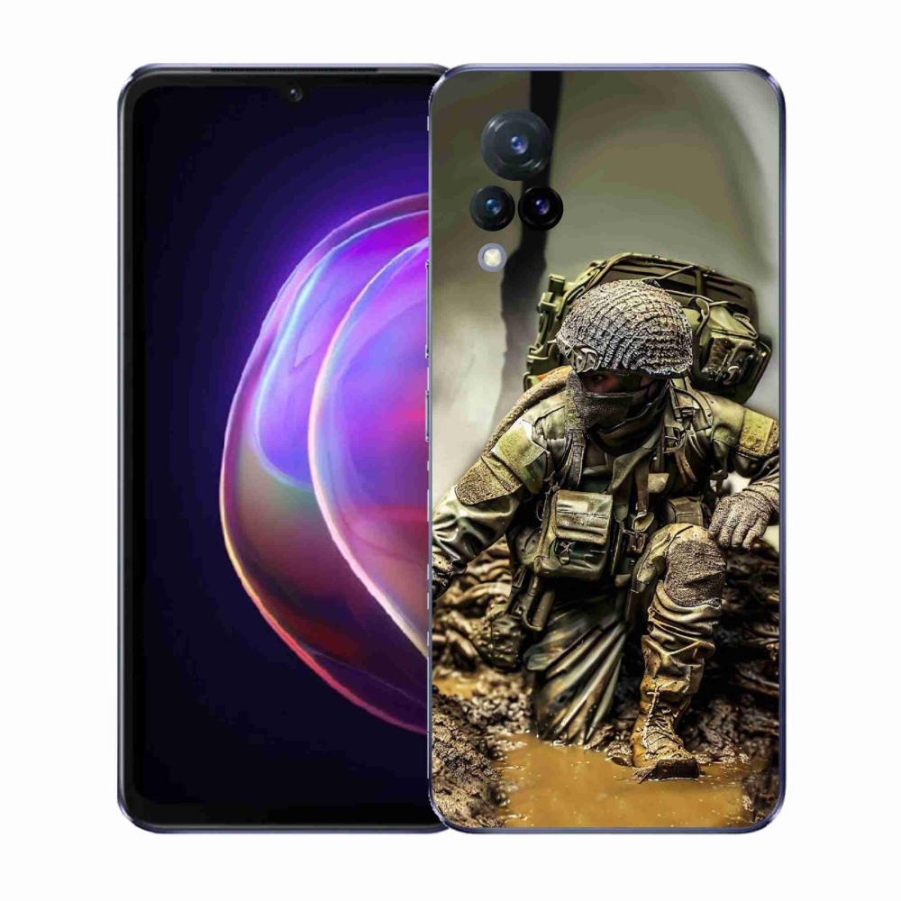 Gél borítás mmCase a Vivo V21 4G/5G-hez - katonásabb