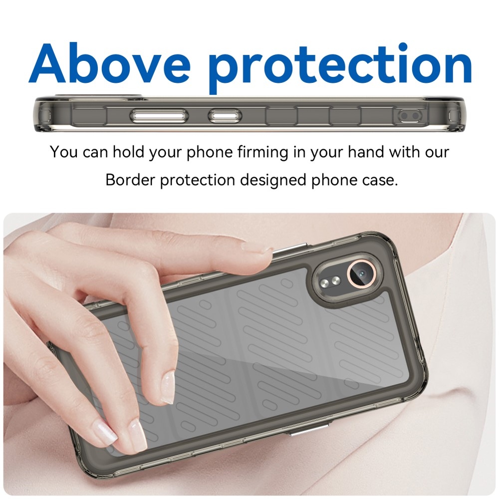 Gél tok kemény hátlappal Samsung Galaxy Xcover 7 készülékhez - szürke
