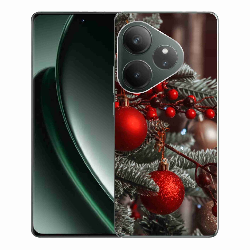Gél borítás mmCase a Realme GT 6 5G/GT 6T 5G számára - karácsonyi dekorációk 2