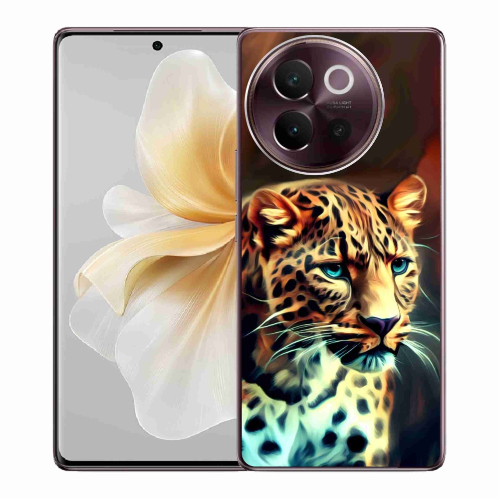 Gél borítás mmCase a Vivo V40 Lite 5G készülékhez - leopárd