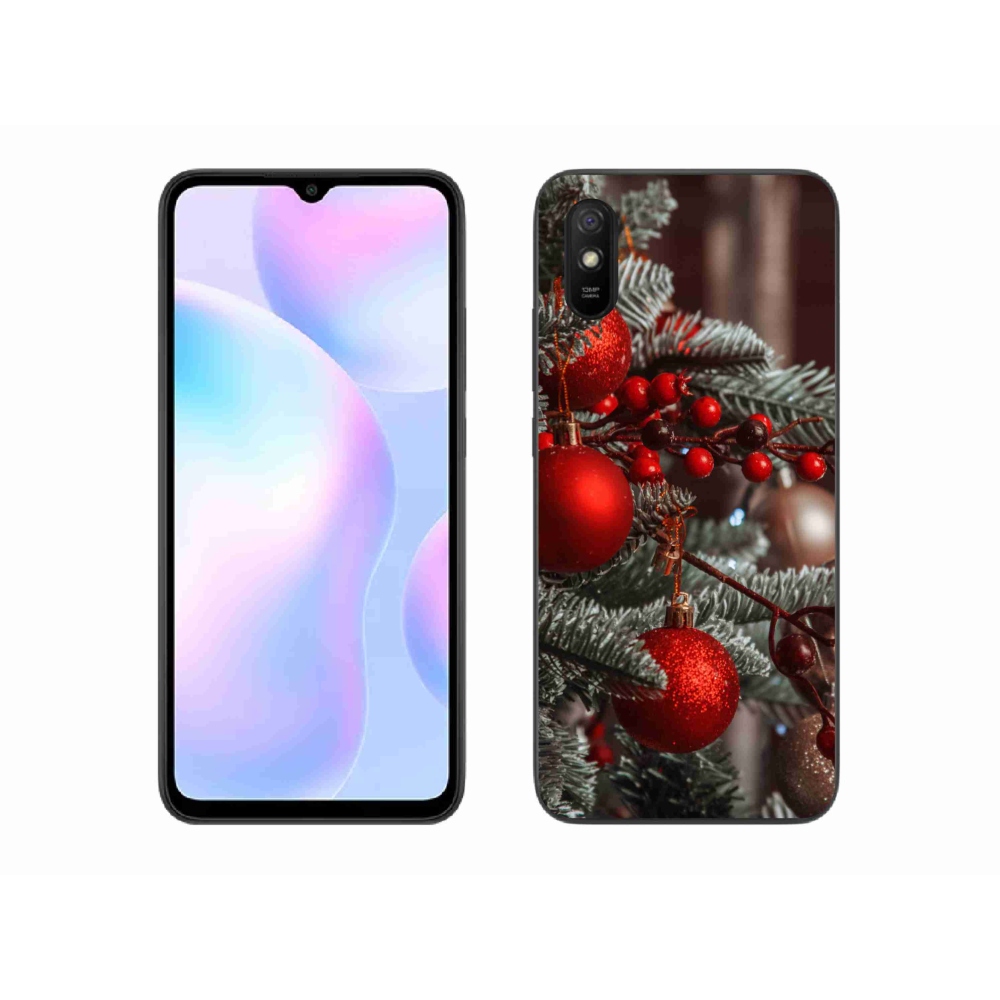 Gél borító mmCase a Xiaomi Redmi 9AT számára - karácsonyi dekorációk 2