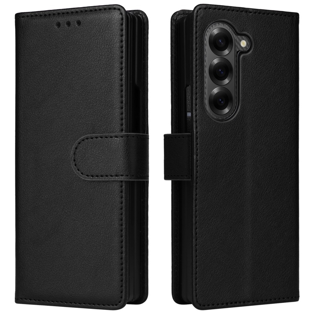Tárcás könyvtáska Samsung Galaxy Z Fold6 5G - fekete