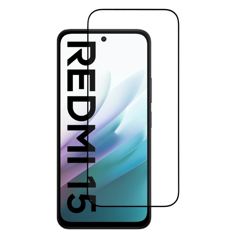 ITIETIE teljes képernyő edzett üveg a Xiaomi Redmi 15 4G/5G (171mm) számára