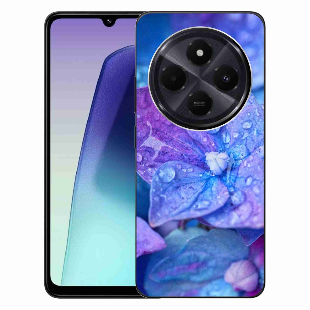 Gél borítás mmCase a Xiaomi Redmi 14C/Poco C75-hez - lila virág