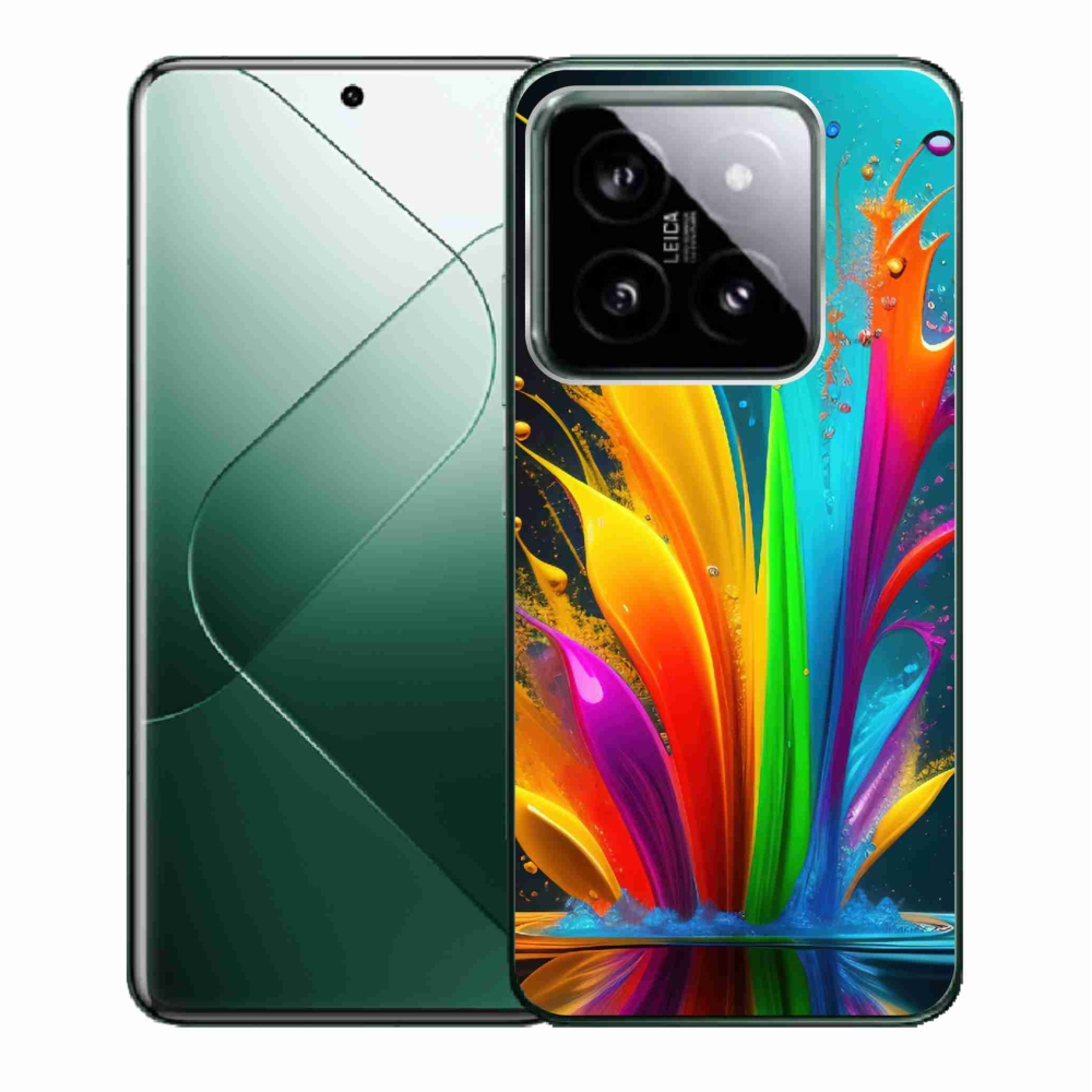 Gél borító mmCase a Xiaomi 14 - absztrakt motívum 1