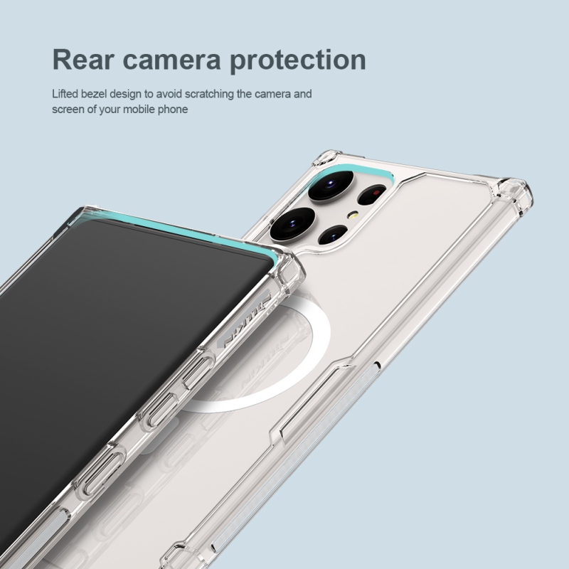 Nillkin Nature TPU PRO mágneses borítás Samsung Galaxy S23 Ultra - átlátszó