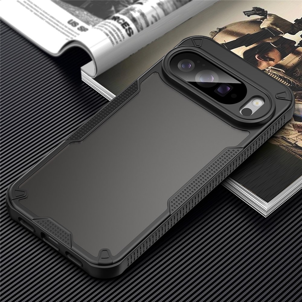 Fagyasztott tartós borítás a Google Pixel 10 Pro XL-hez - fekete