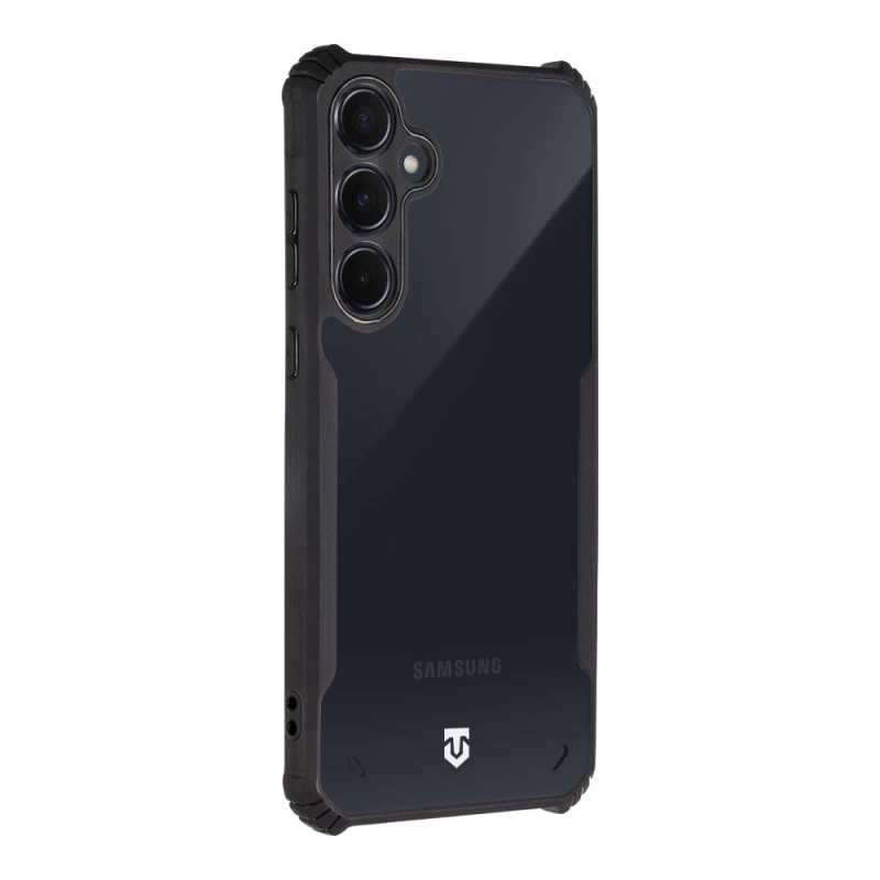 Tactical Quantum Stealth Cover for Samsung Galaxy A55 5G Clear/Black (átlátszó/fekete)