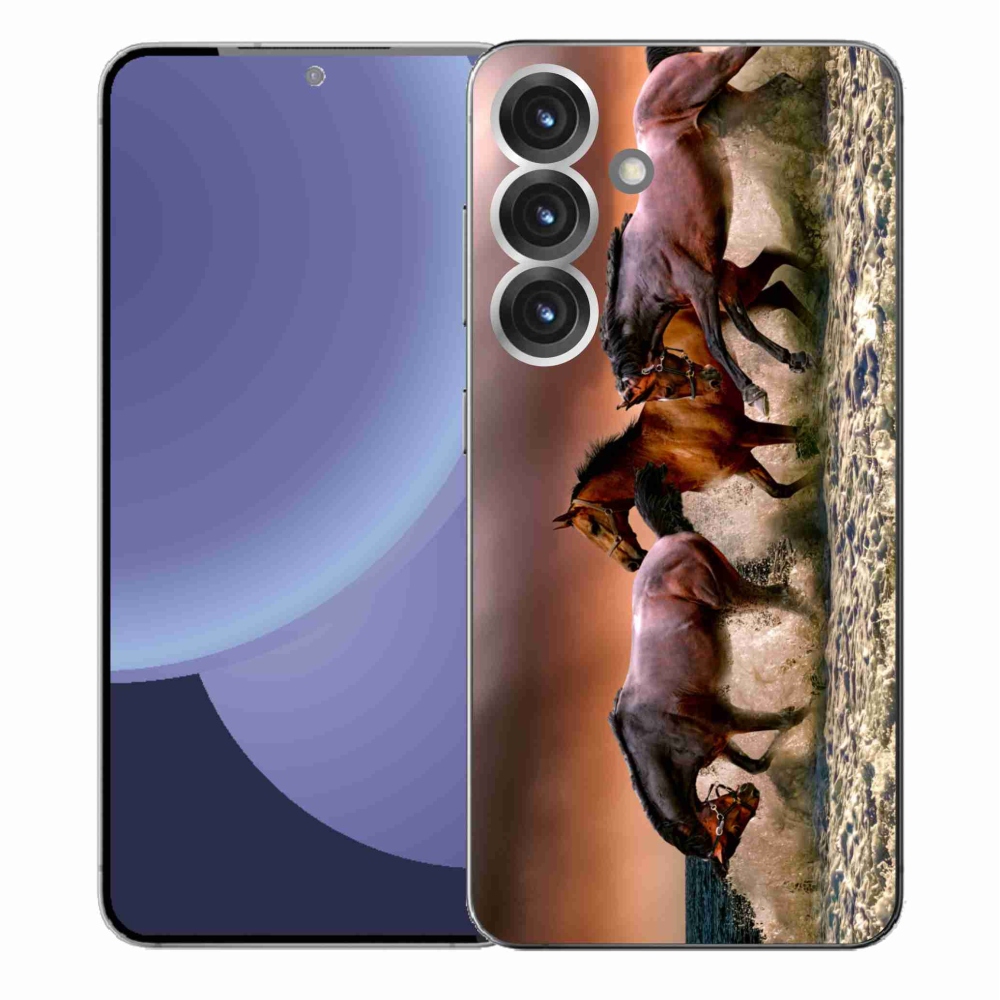 Zselés borítás mmCase Samsung Galaxy S25+ - lovak 1