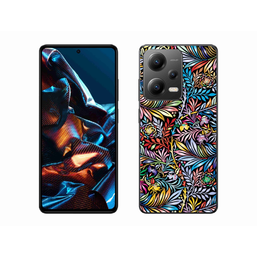 Gél borító mmCase a Xiaomi Redmi Note 12 Pro 5G-hez - virágok 5