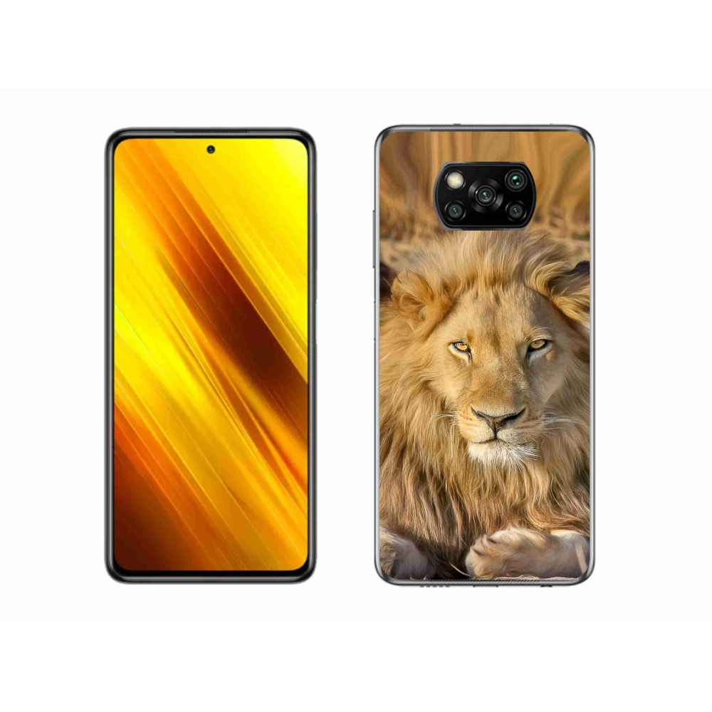 Zselés borítás mmCase a Xiaomi Poco X3 Pro - Lion 2 számára