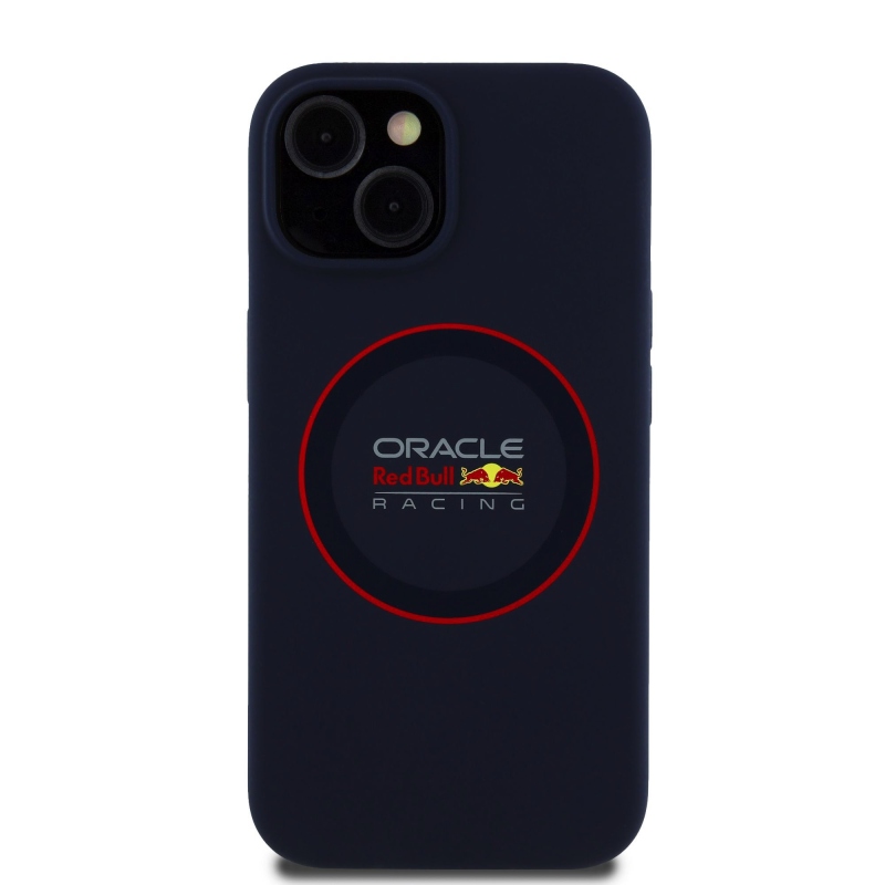 Red Bull szilikon Red Ring MagSafe hátlapi borító iPhone 15 Navy számára