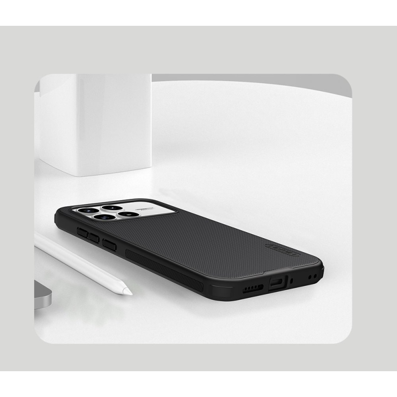 Nillkin Super Frosted PRO mágneses hátlap a Poco F8 Pro számára Fekete