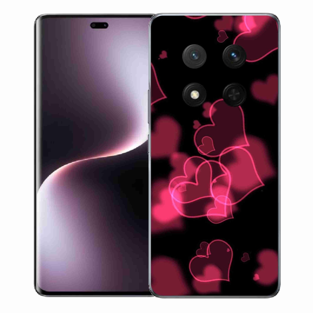 Gél borítás mmCase a Honor Magic 7 Lite 5G készülékhez - piros szívek