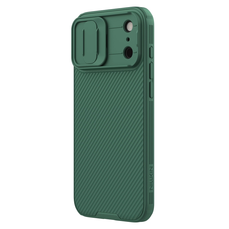 Nillkin CamShield PRO hátlap Apple iPhone 17 Pro Max készülékhez Sötétzöld