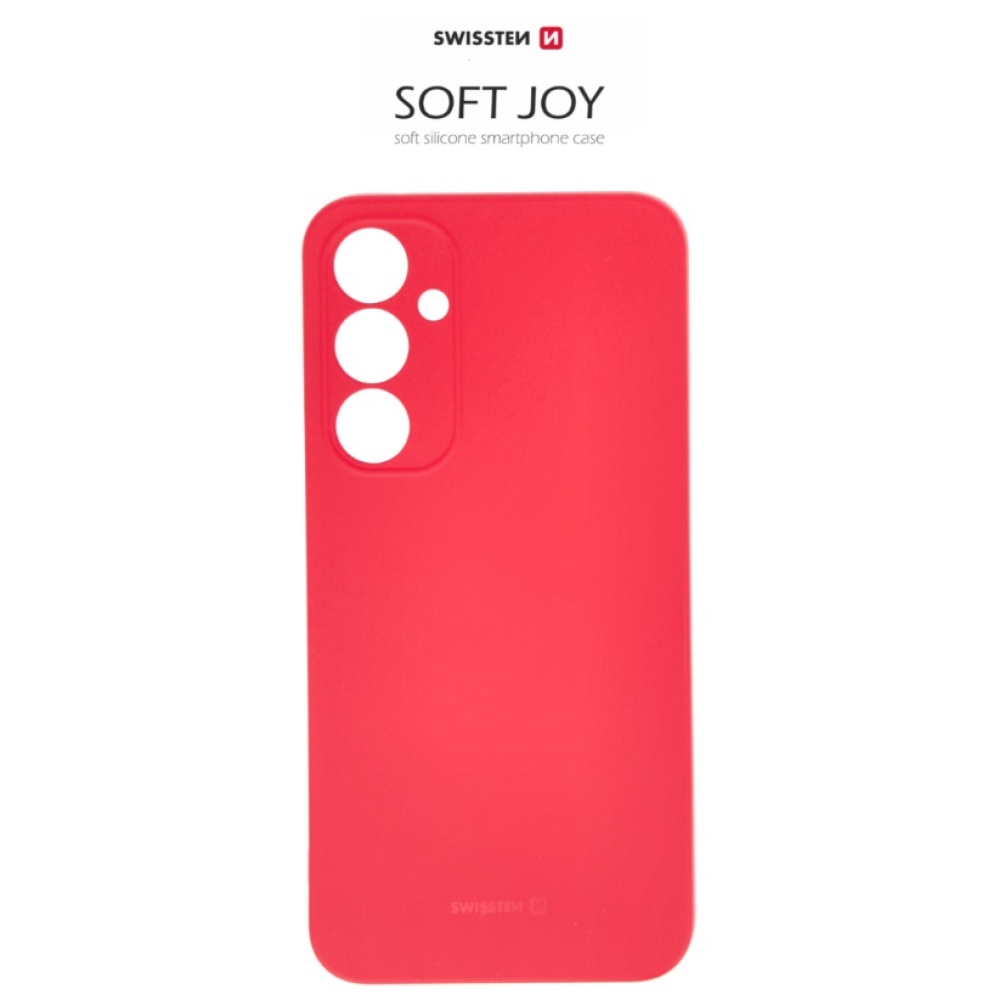 Gél tok Swissten Soft Joy a Samsung Galaxy A35 5G készülékhez - piros