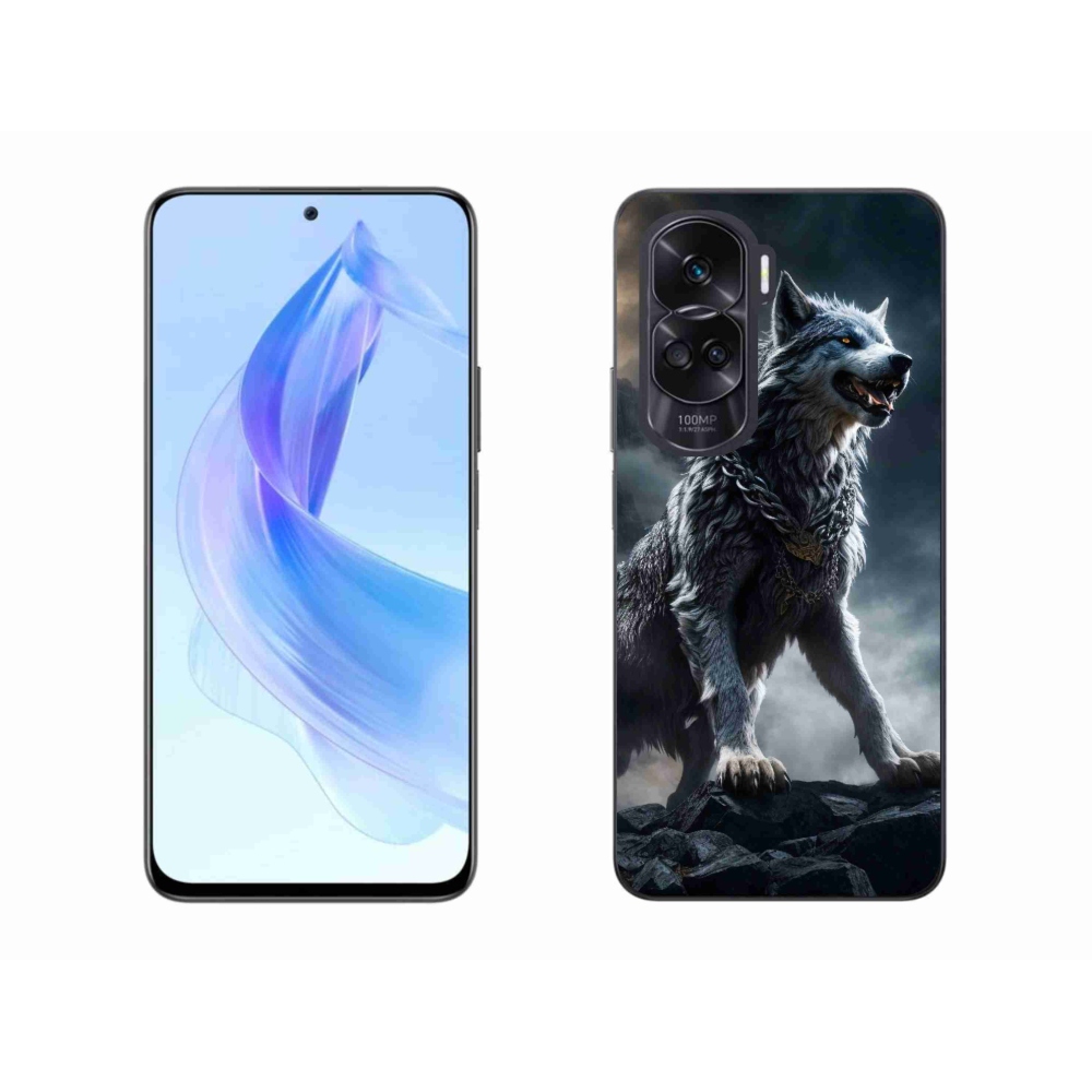 Zselés borítás mmCase a Honor 90 Lite készülékhez - farkas 1