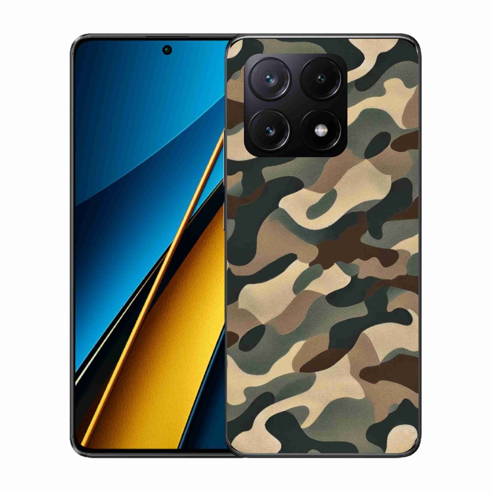Gél borítás mmCase a Xiaomi Poco X6 Pro 5G-hez - terepszínű minta 11