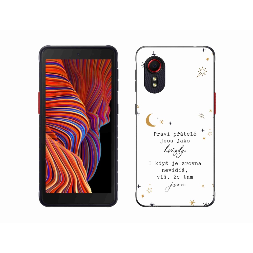 Gél borítás mmCase Samsung Galaxy Xcover 5 - idézem 6 fehér háttérrel