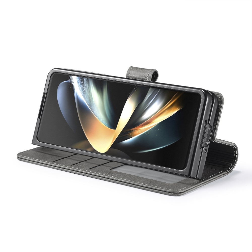Imeeke könyvtáska Samsung Galaxy Z Fold5 5G - szürke