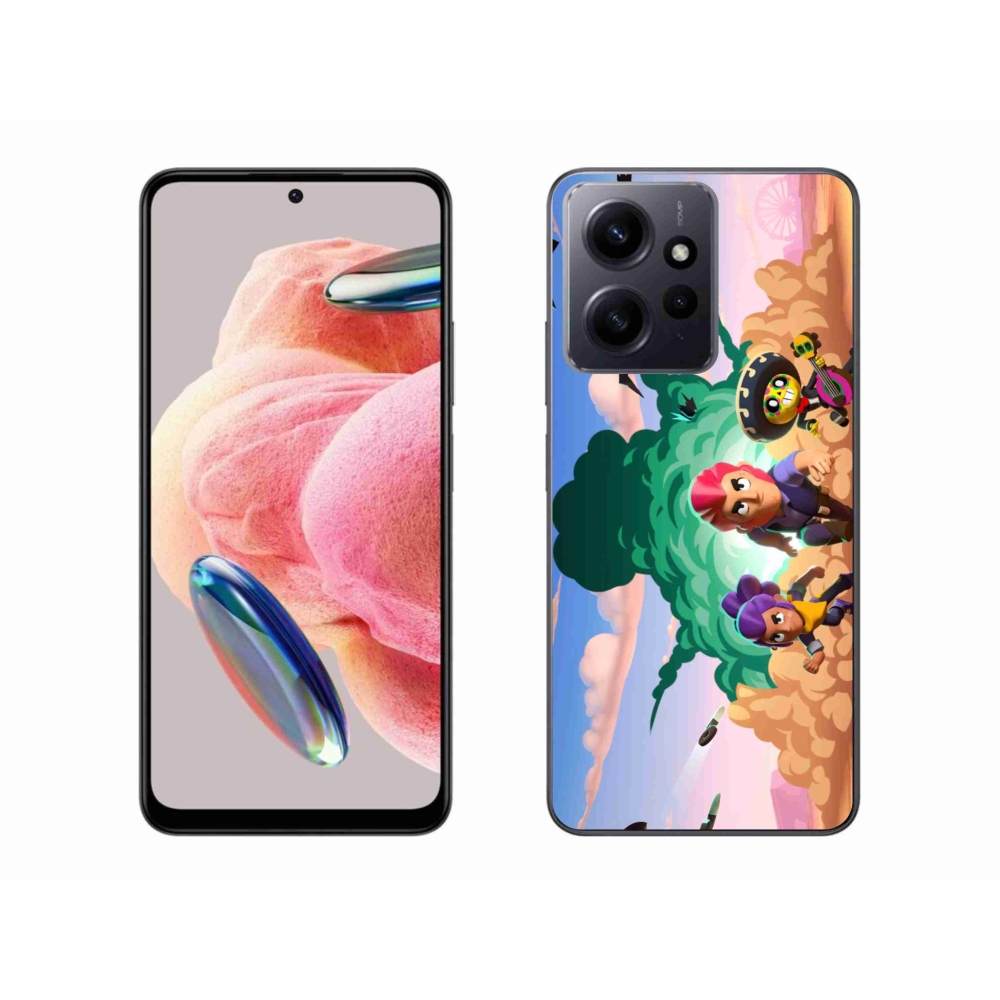 Gél borítás mmCase a Xiaomi Redmi Note 12 4G-hez - verekedés csillagok