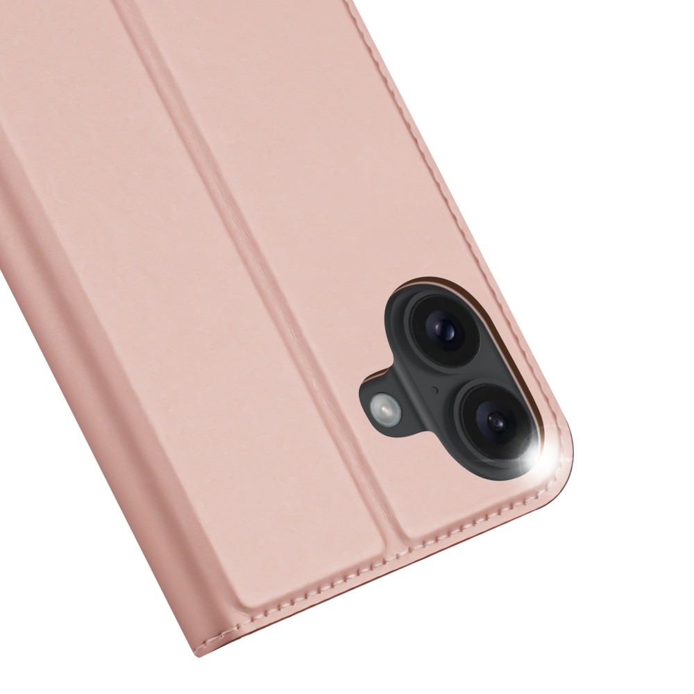 DUX könyvtáska iPhone 16-hoz - rózsaarany