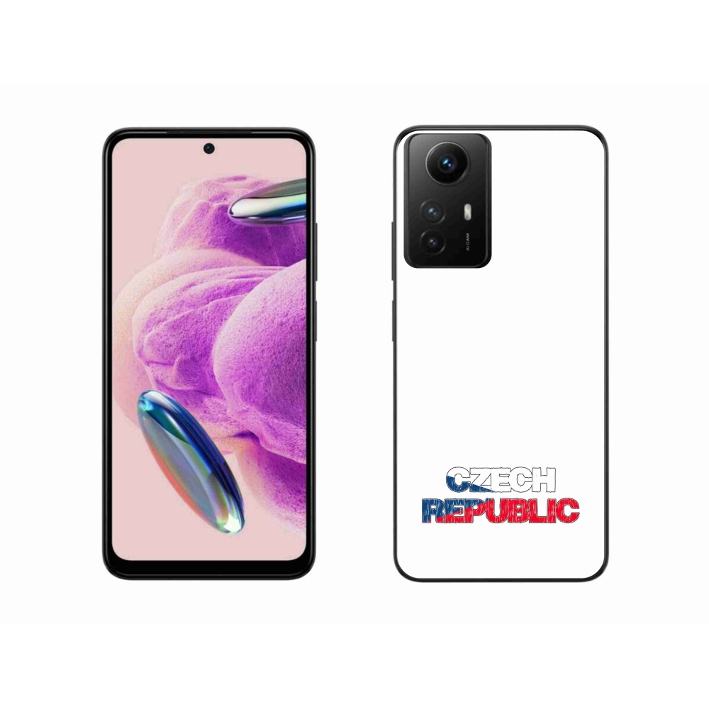 Gél borító mmCase a Xiaomi Redmi Note 12S - Csehország fehér háttérrel