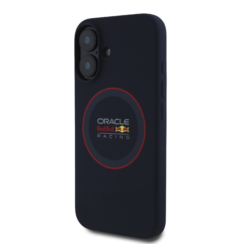 Red Bull szilikon Red Ring MagSafe hátlapi borító iPhone 16 Plushoz Navy
