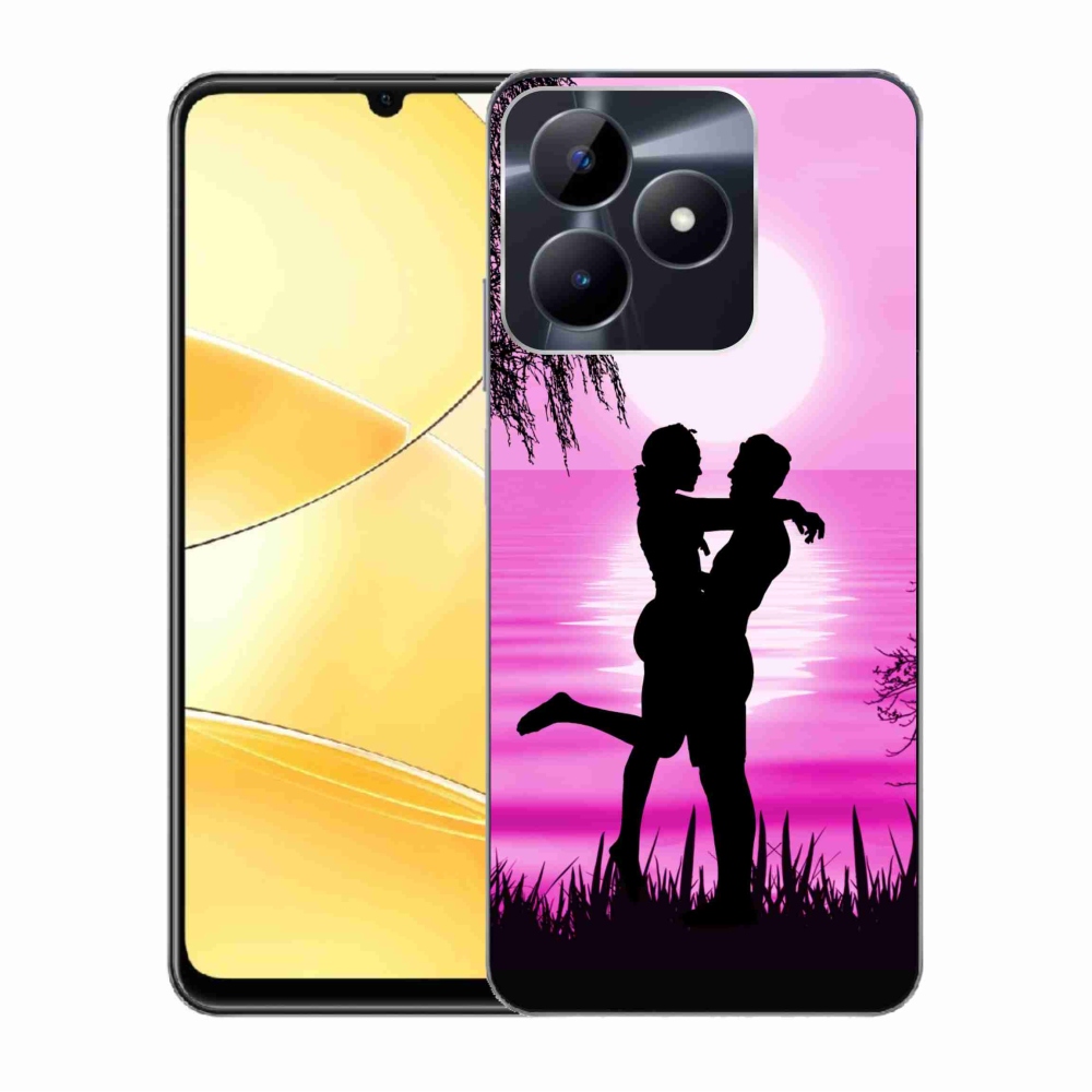 Gél tok mmCase a Realme C51/C53 készülékhez - naplemente