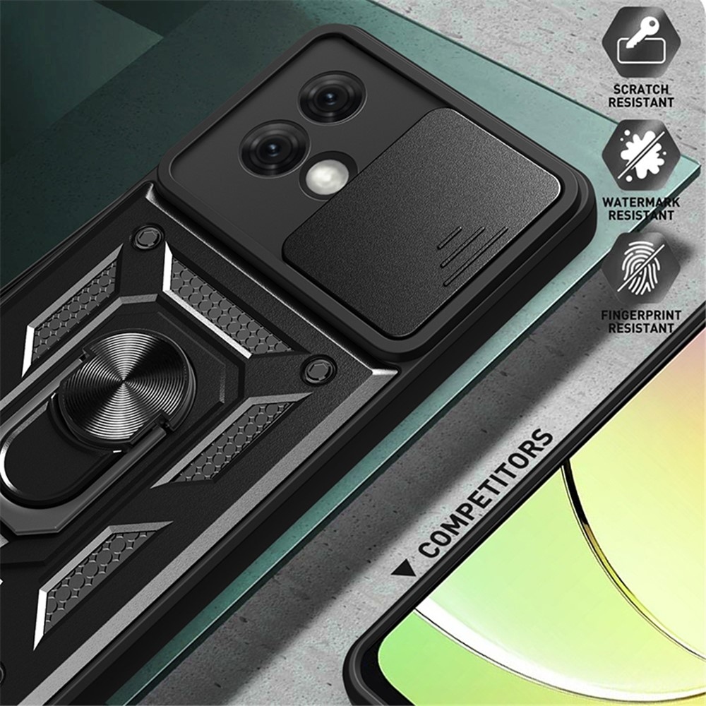 Csúszásálló borítás Motorola Moto G84 5G készülékhez - fekete