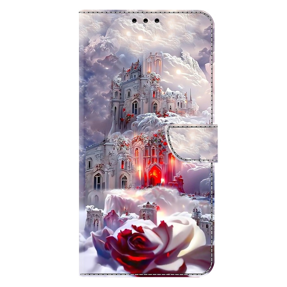 Határozottan könyves tok Samsung Galaxy A17 5G/A26 5G - rózsa és lakat