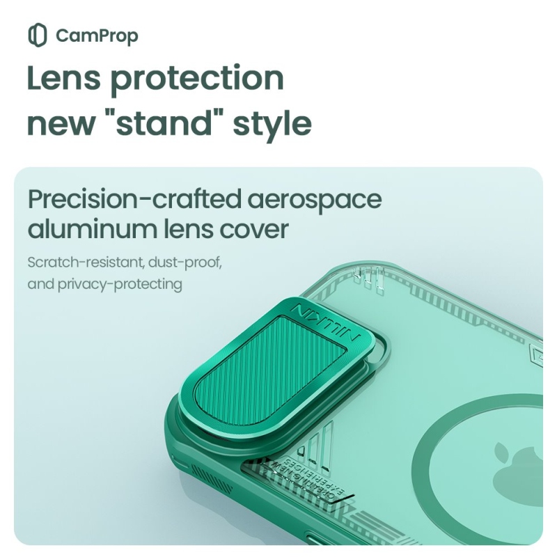 Nillkin Iceblade Prop mágneses borító Apple iPhone 16e készülékhez Fekete