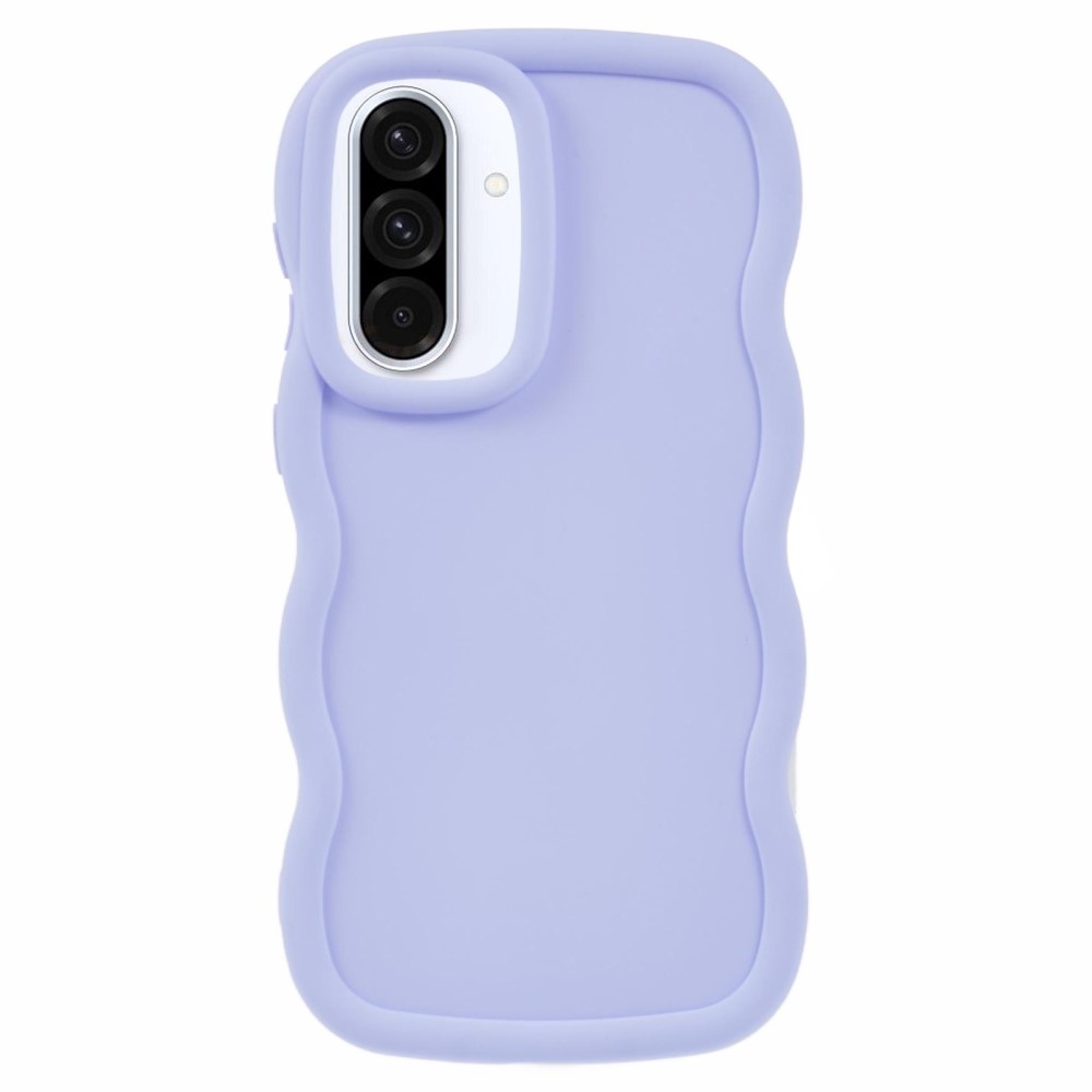 Hullám tartós zselés tok Samsung Galaxy A36 5G/A56 5G - lila