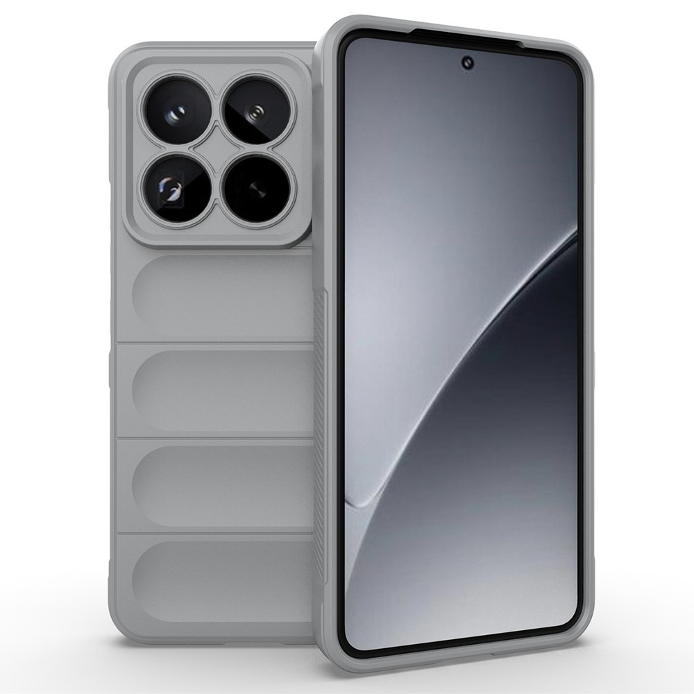 Rugg tartós zselés tok Xiaomi 15 Pro - világosszürke