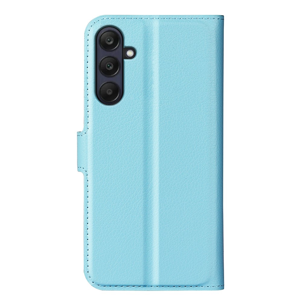 Litchi könyv tok Samsung Galaxy A26 5G - kék