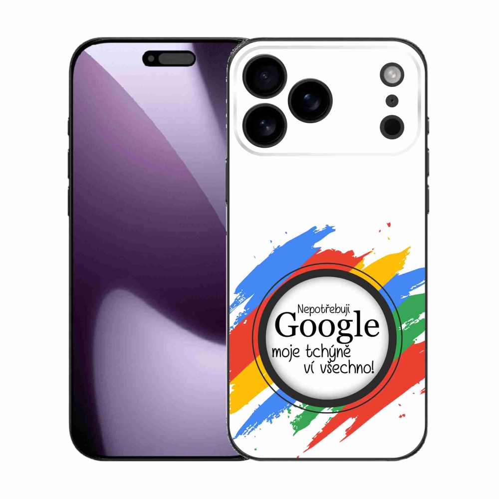 Gél borítás mmCase iPhone 17 Pro Max készülékhez - anyós tudja, hogy minden fehér háttérrel rendelkezik