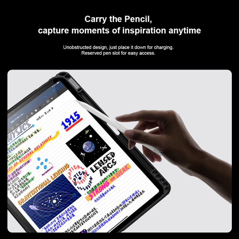 Nillkin CamShield Pad hátlap iPad Pro 13 2024 fekete