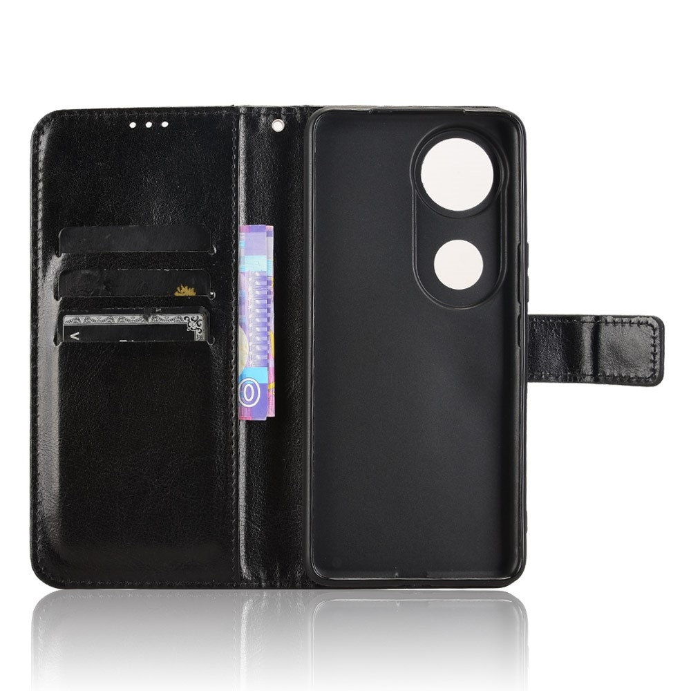 Őrült könyv tok a Vivo V50 5G készülékhez - fekete