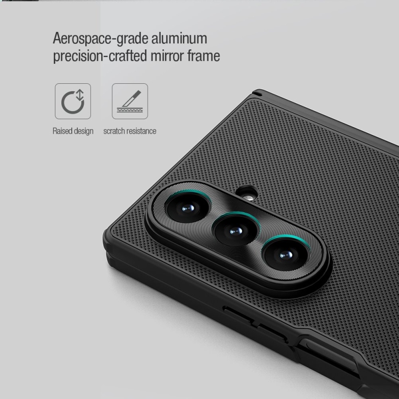 Nillkin Super Frosted FOLD mágneses hátlap Samsung Galaxy Z Fold 7 fekete