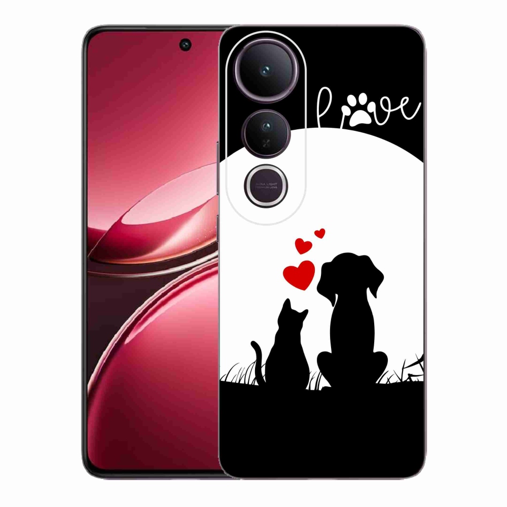 Gél borító mmCase a Vivo V50 Lite 4G/5G-hez - állati szeretet