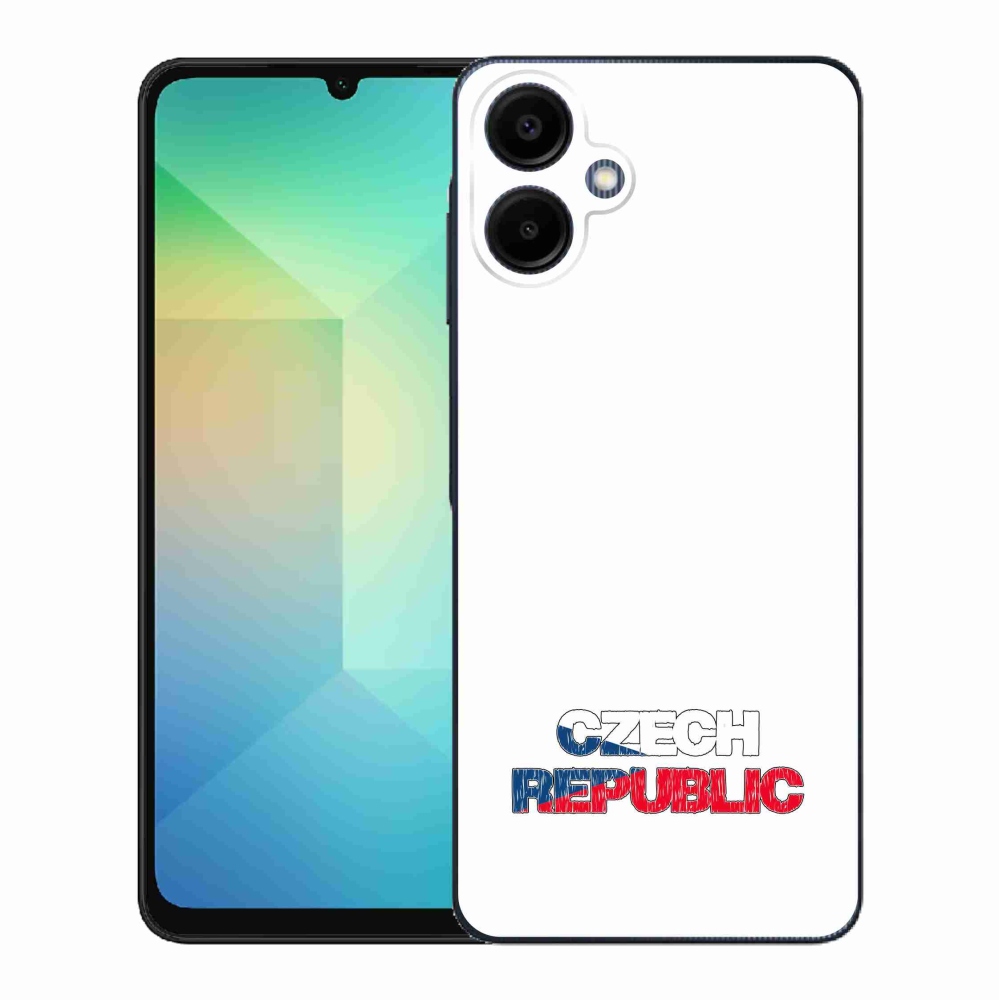 Gél borító mmCase Samsung Galaxy A06 4G - Csehország fehér háttérrel