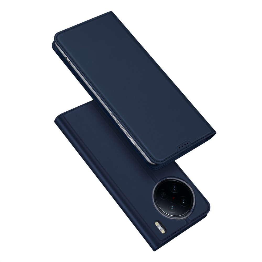 DUX könyvtáska Vivo X90 Pro készülékhez - sötétkék