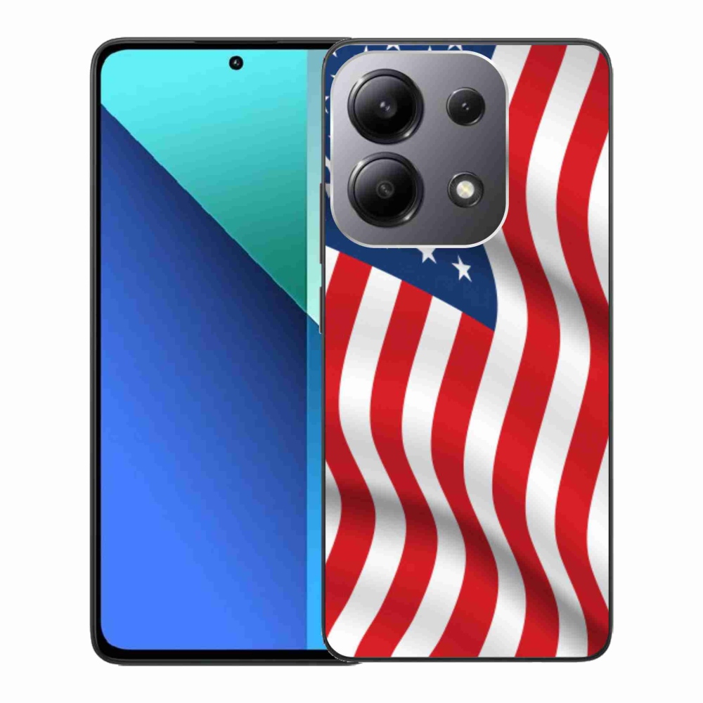 Gél borítás mmCase a Xiaomi Redmi Note 13-hoz - amerikai zászló