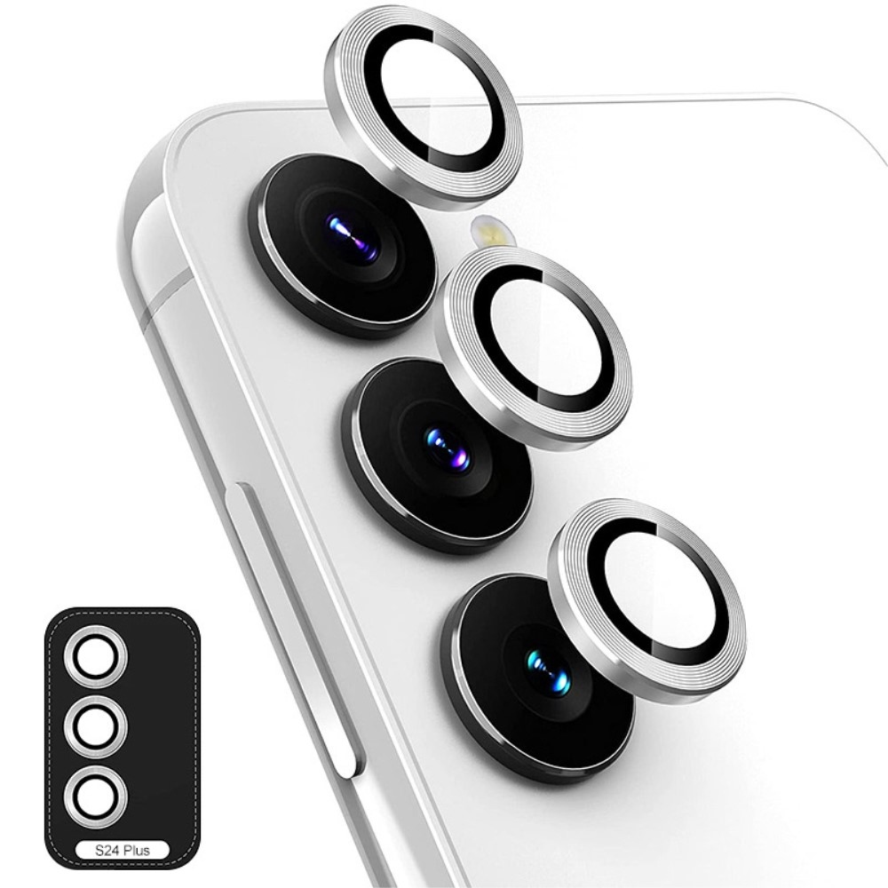 ENK kamera lencse üveg Samsung Galaxy S24+-hoz (különálló szemüveg) - ezüst