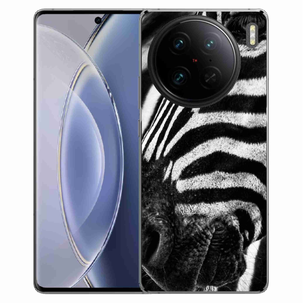 Zselés borítás mmCase a Vivo X90 Pro készülékhez - zebra