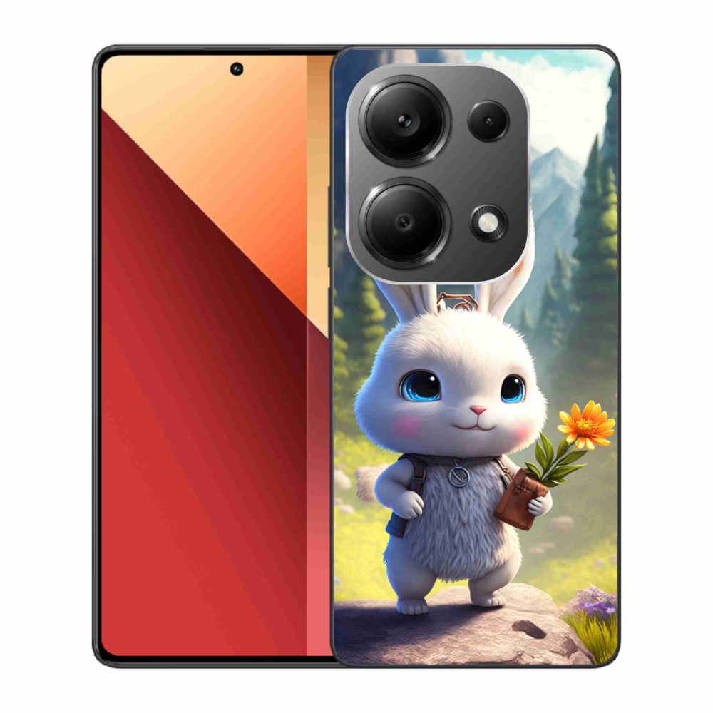 Gél borítás mmCase a Xiaomi Redmi Note 13 Pro 4G/Poco M6 Pro számára - aranyos nyuszi