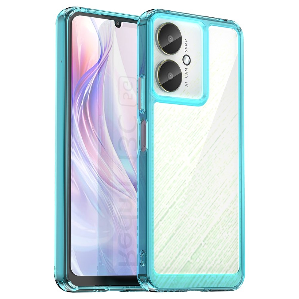 Gél tok rögzített hátlappal a Xiaomi Redmi 13C 5G-re - világoskék színben